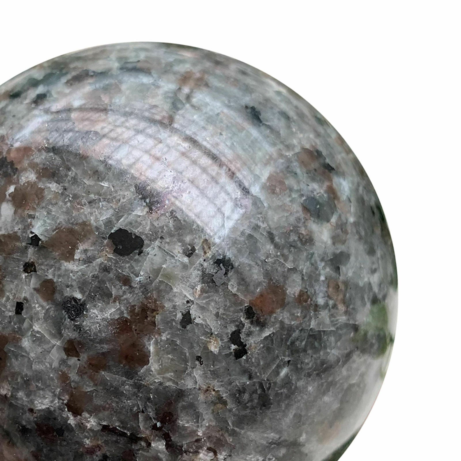 Natural Polished Energy Mineral Crystal Ball Flame Stone Ball for Aquarium