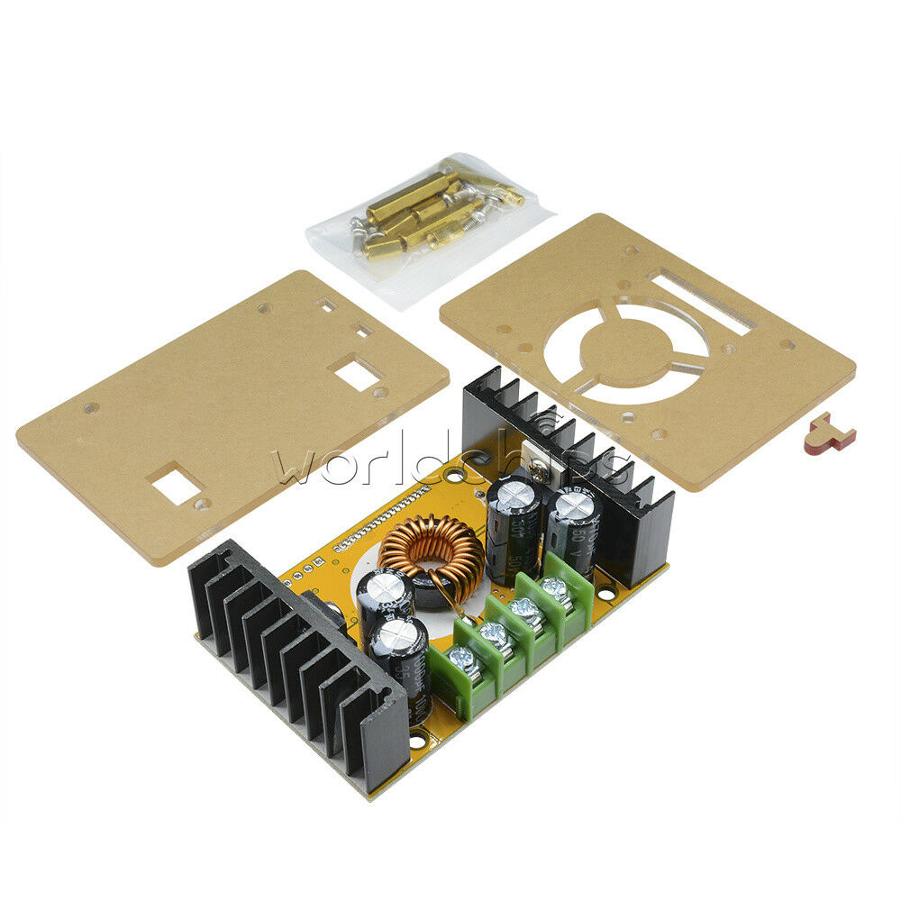 10A DC-DC Adjustable CC CV Step-down Power Supply 12v 5v 24v LCD volt amp meter