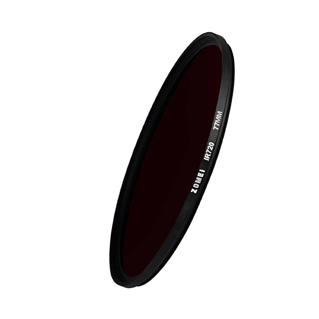 77mm   720nm Optical Glass IR Filter Suitable for DSLR Weak Light