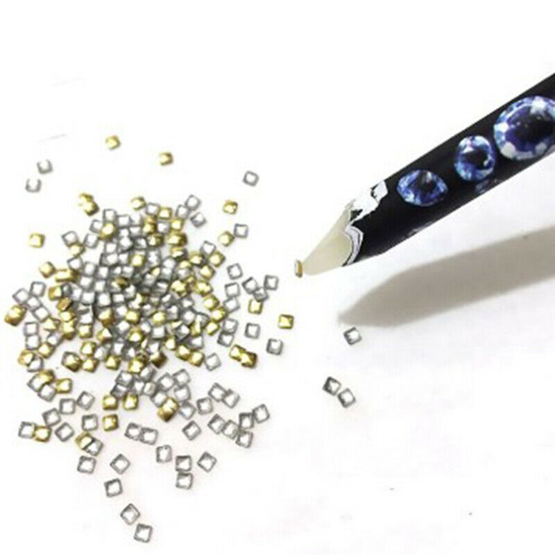 Nail Art Dotting Tool Rhinestones Gems Picking Wax Pencil Wax Y1
