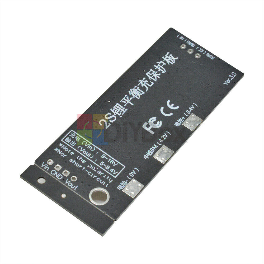 Intelligent Balance Charging Protection Board 2S Packs 18650 lithium Satellite