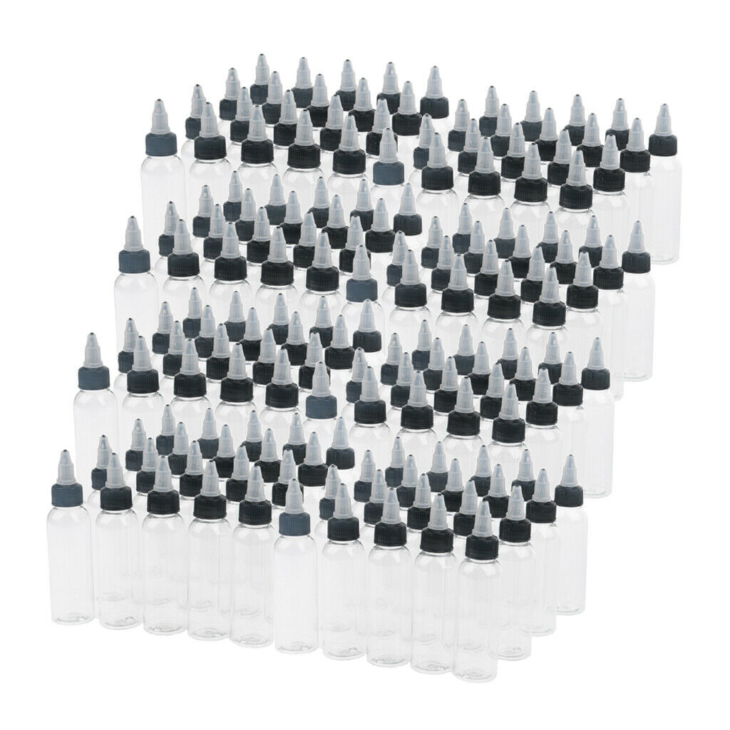160x Clear Squeeze Bottle Liquid Applicator Paints Sauce Condiment Oil Dispenser