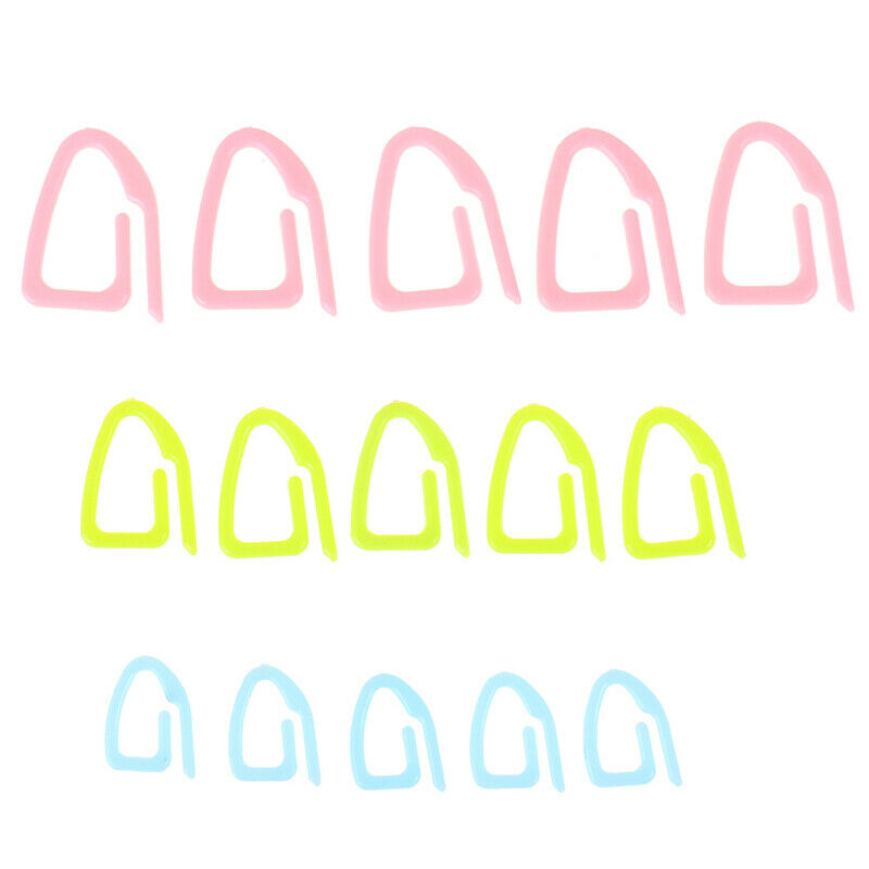 15pcs Silicone Stitch Markers Knitting Holder DIY Weave Tools Locking Sti.l8