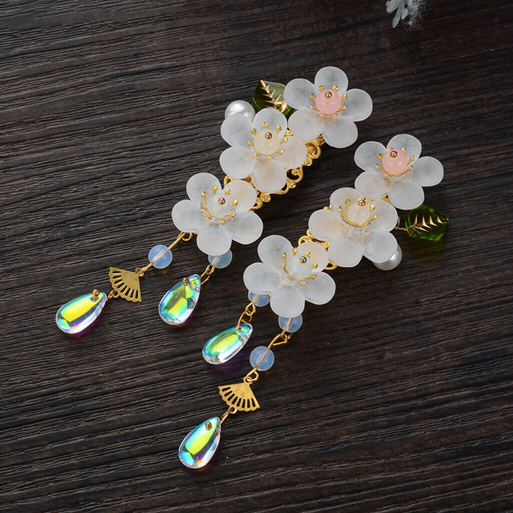 2 lot Hair Clip Girl Barrette Side Pin Bun Updo Hairpin Hair Accessory
