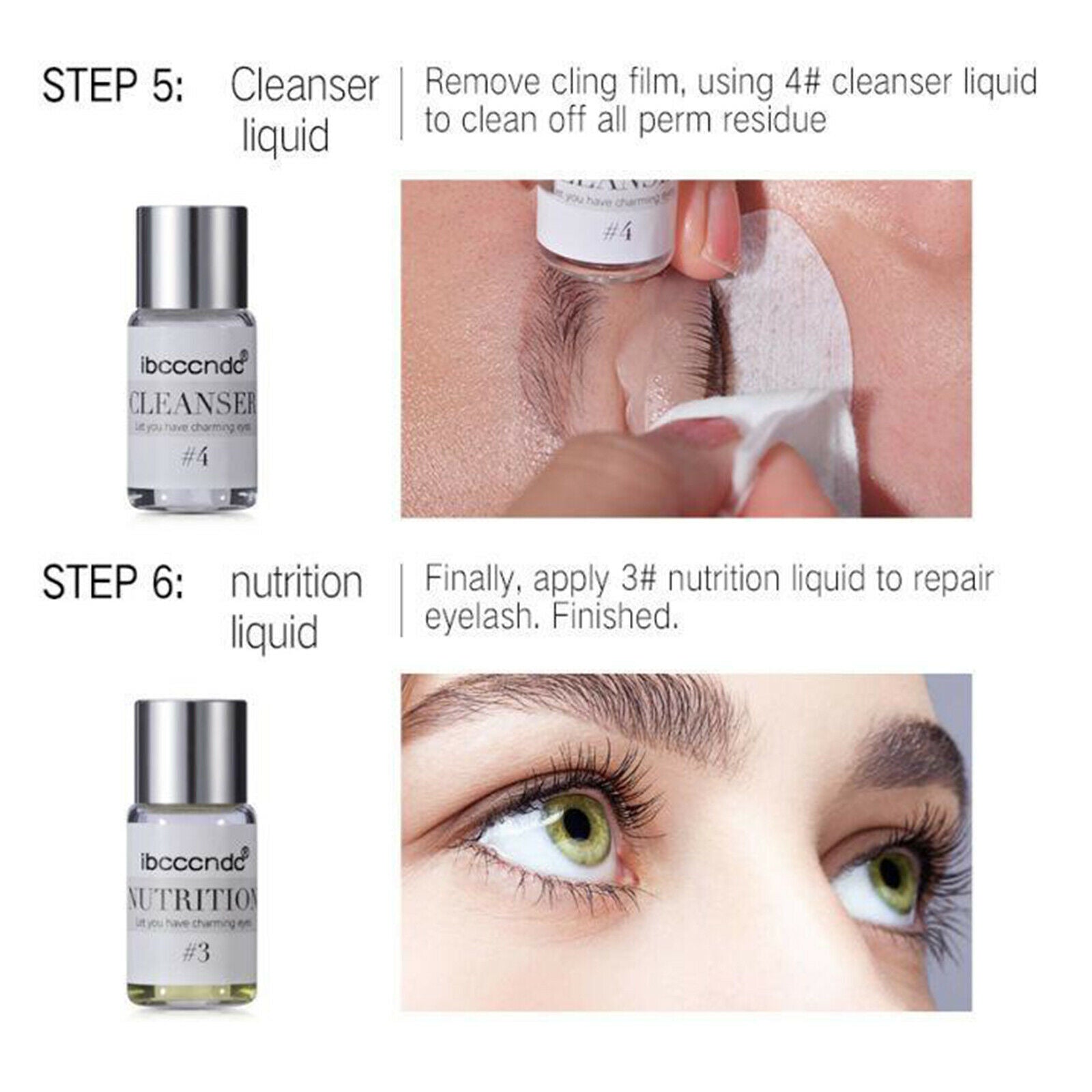 Eyelashes Eyebrow Extensions Semi-Permanent Permanent Hair Curler Kit For Salon
