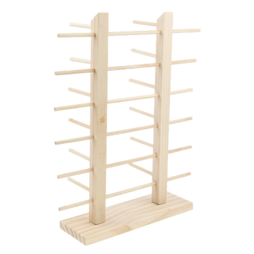 2xWood Sunglasses Eyeglass Rack Display Stand Rack Double Lines 12 Pairs