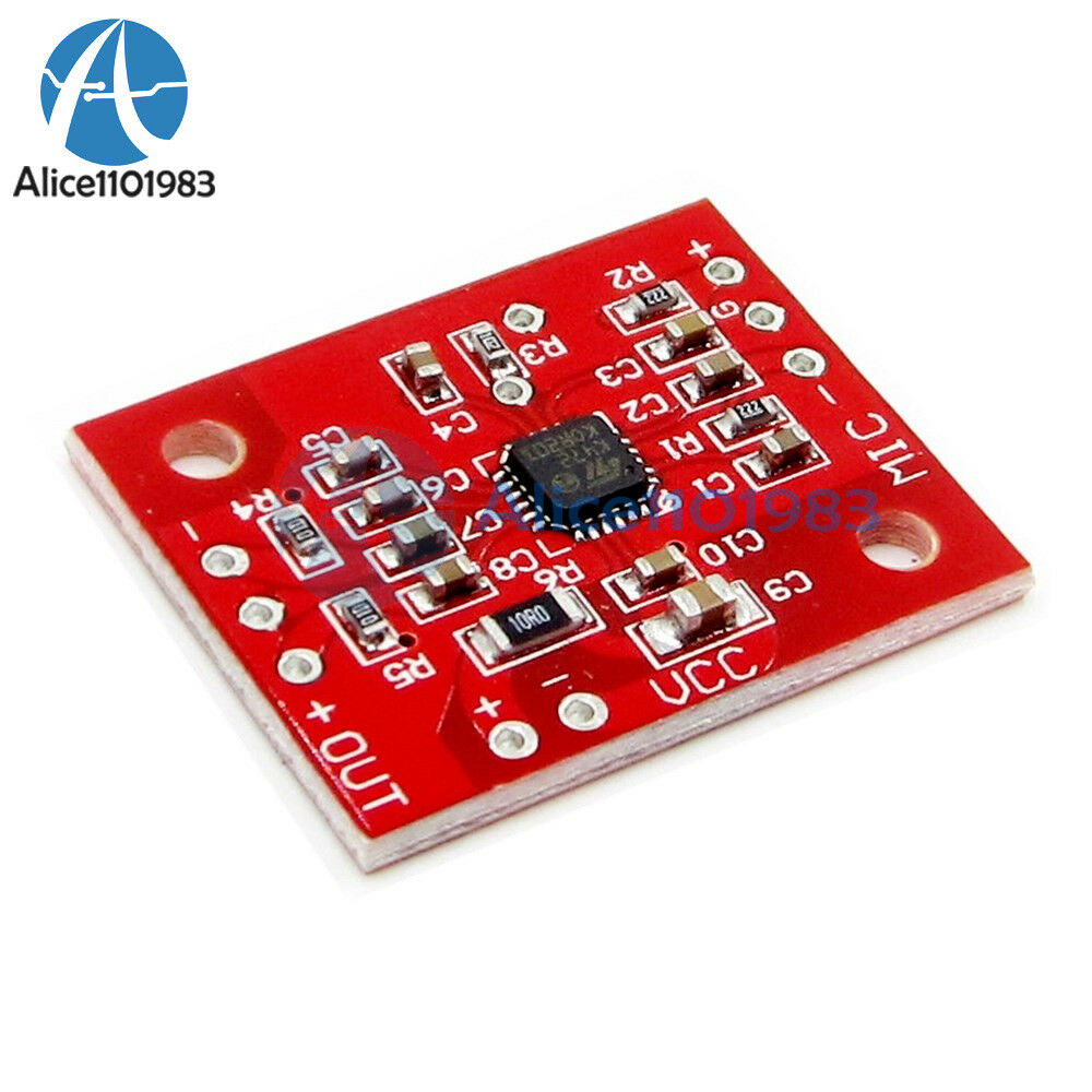 K472 Low Noise Electret Microphones Amplifier Board Replace MAX9812 Module