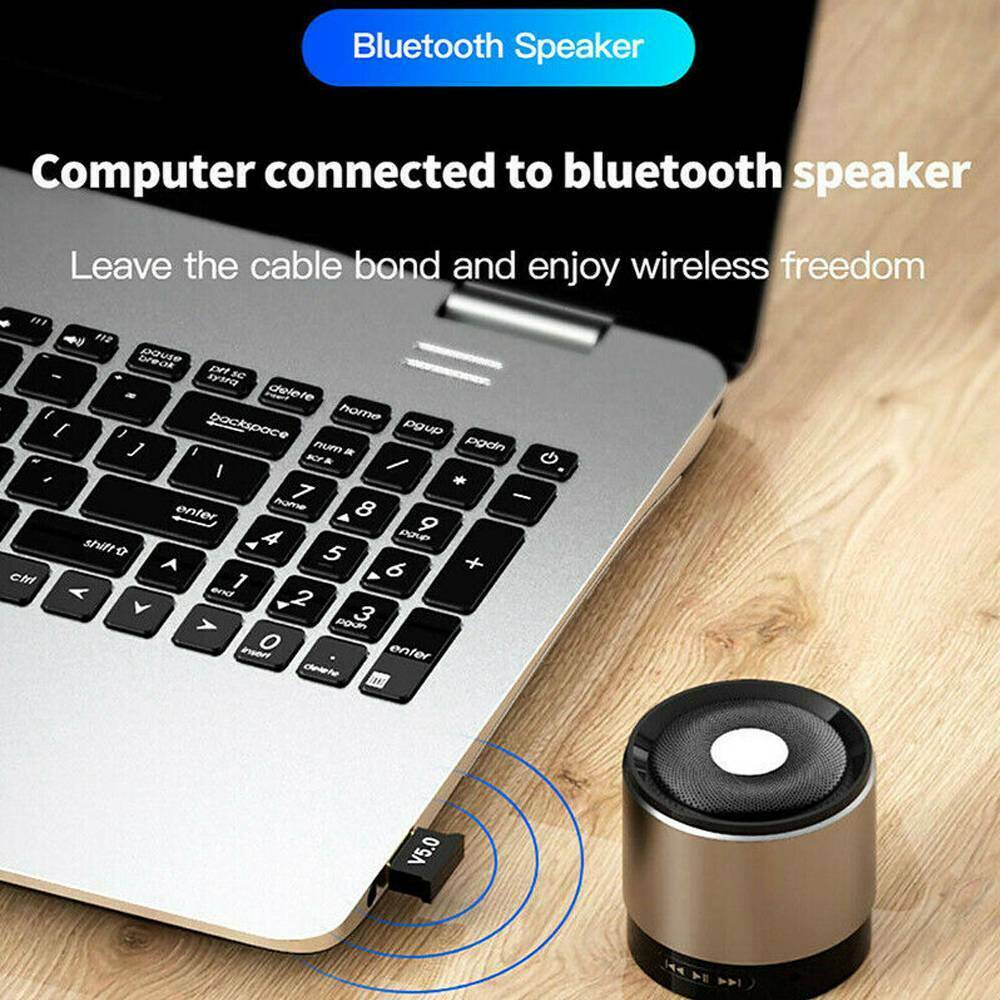 Bluetooth 5.0 Transmitter Receiver USB Dongle Adapter For PC Win7/8/10/xp/vista!