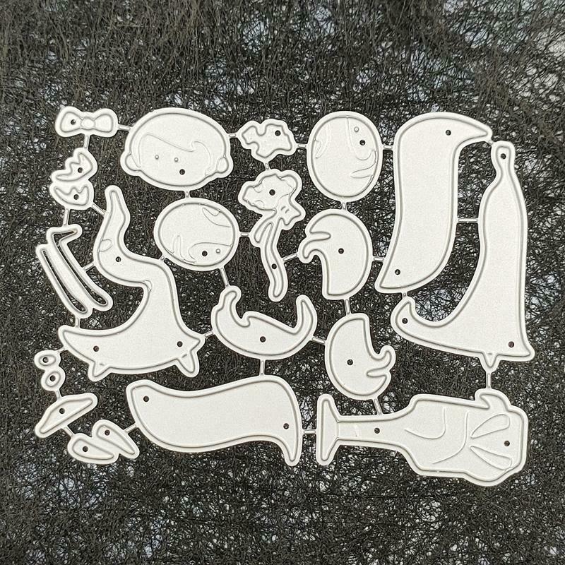 Wedding Couple Series Mould Embossing Stencil DIY Printing Steel Mould