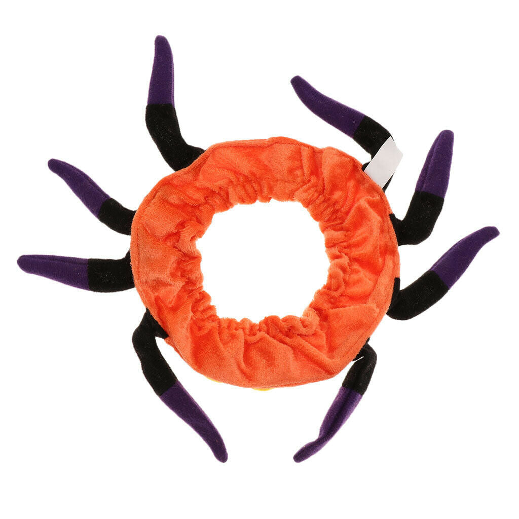 Adjustable Dog Cat Supplies Halloween Christmas Accessories Spider Collar