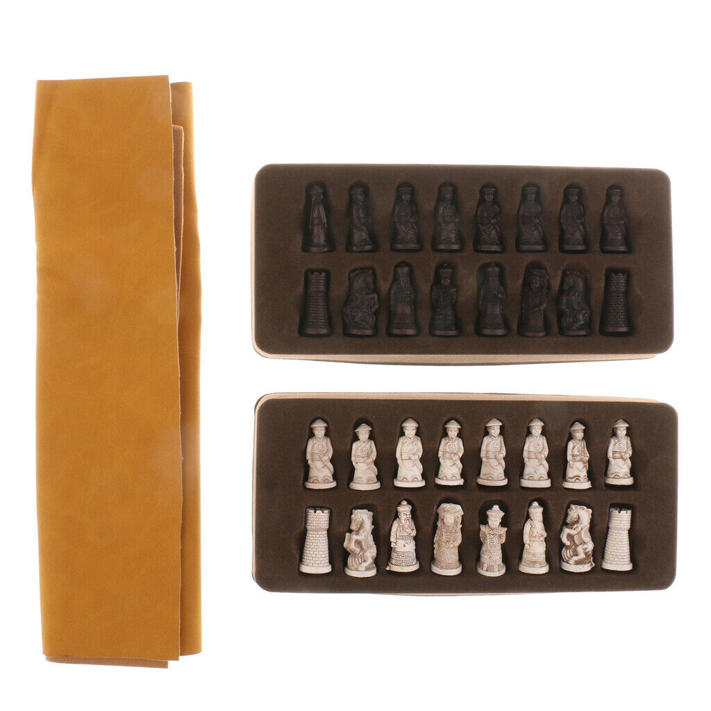 Chinese Board Game Set Foldable Chess Board + Collectors Item