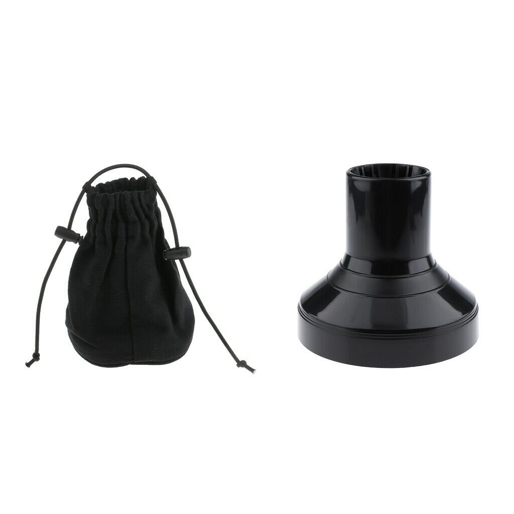 2pcs High Quality Black Universal Hair Dryer Sock Diffuser Blower with Canvas