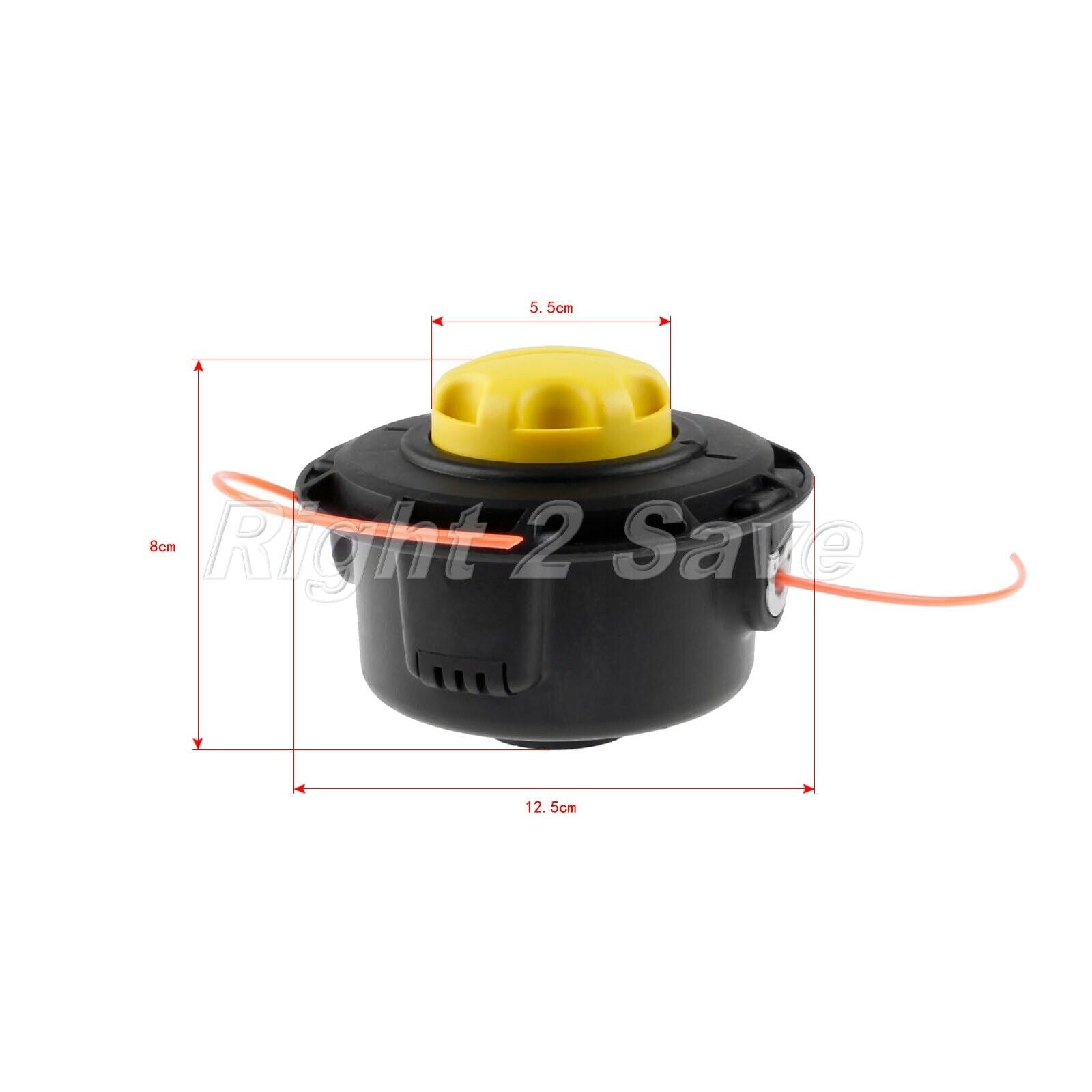 Brush Cutter Strimmer Nylon Bump Feed Line Grass Cutting Trimmer Head 125*80mm