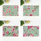 Chinese Style Linen Floral Heat Insulation Placemats Dining Table Mat 1