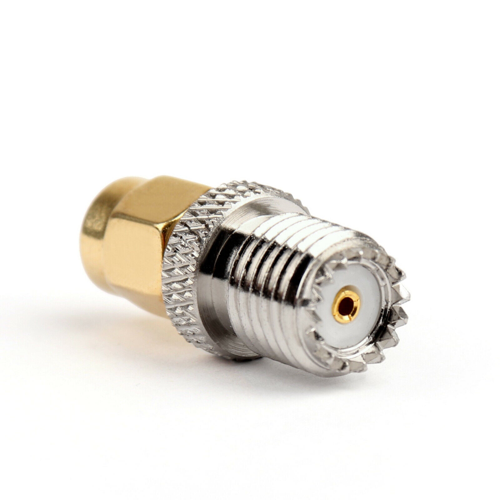 10x SMA Male Plug To Mini UHF Female Jack Plug Straight RF Coaxial Adapter 50Ω P