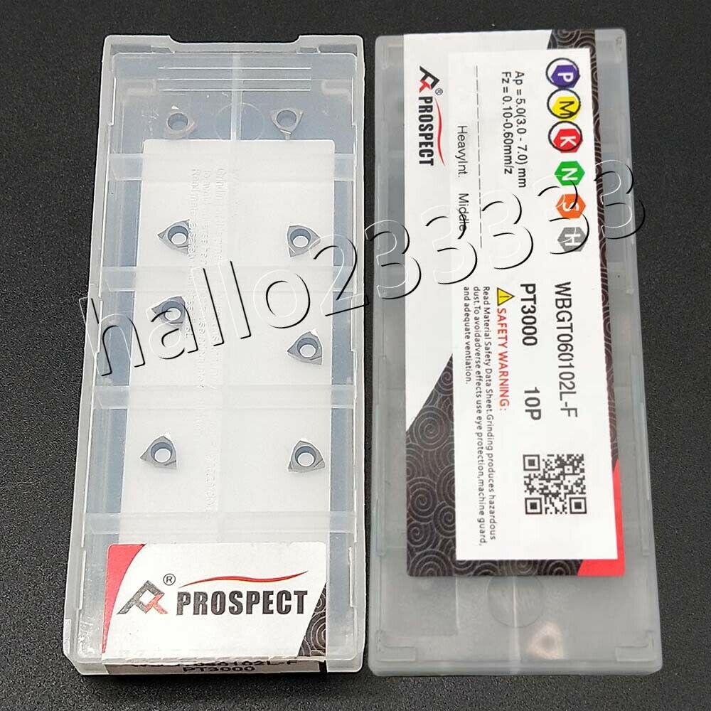 WBGT060102L-F PT3000 carbide Threading inserts Internal Turning tool for SWUBR06