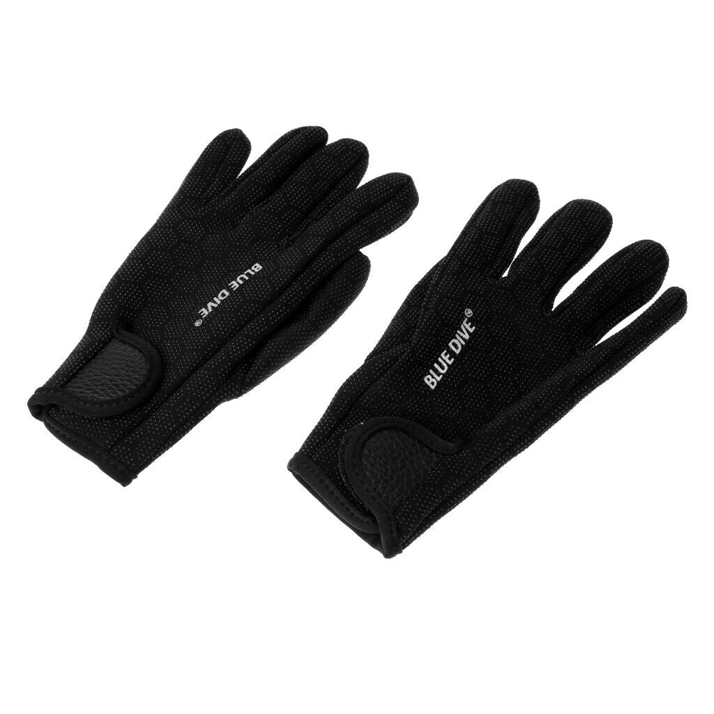 Pair of 2 Neoprene Protective Gloves Kayak Surf Scuba Diving Snorkeling Swimming