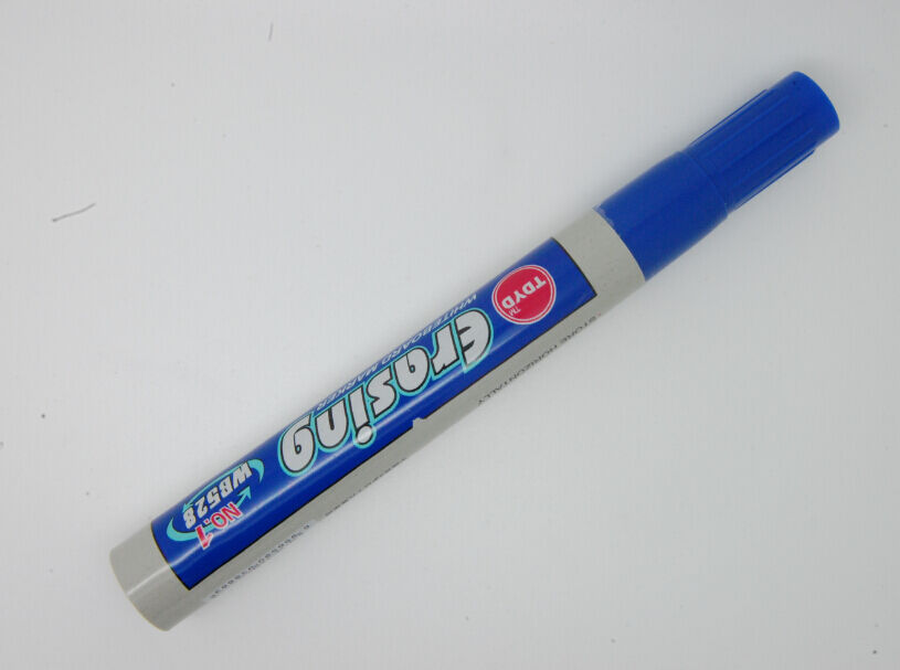 Refillable Reusable Whiteboard Marker Pen Bright Marking Pens Blue gbm