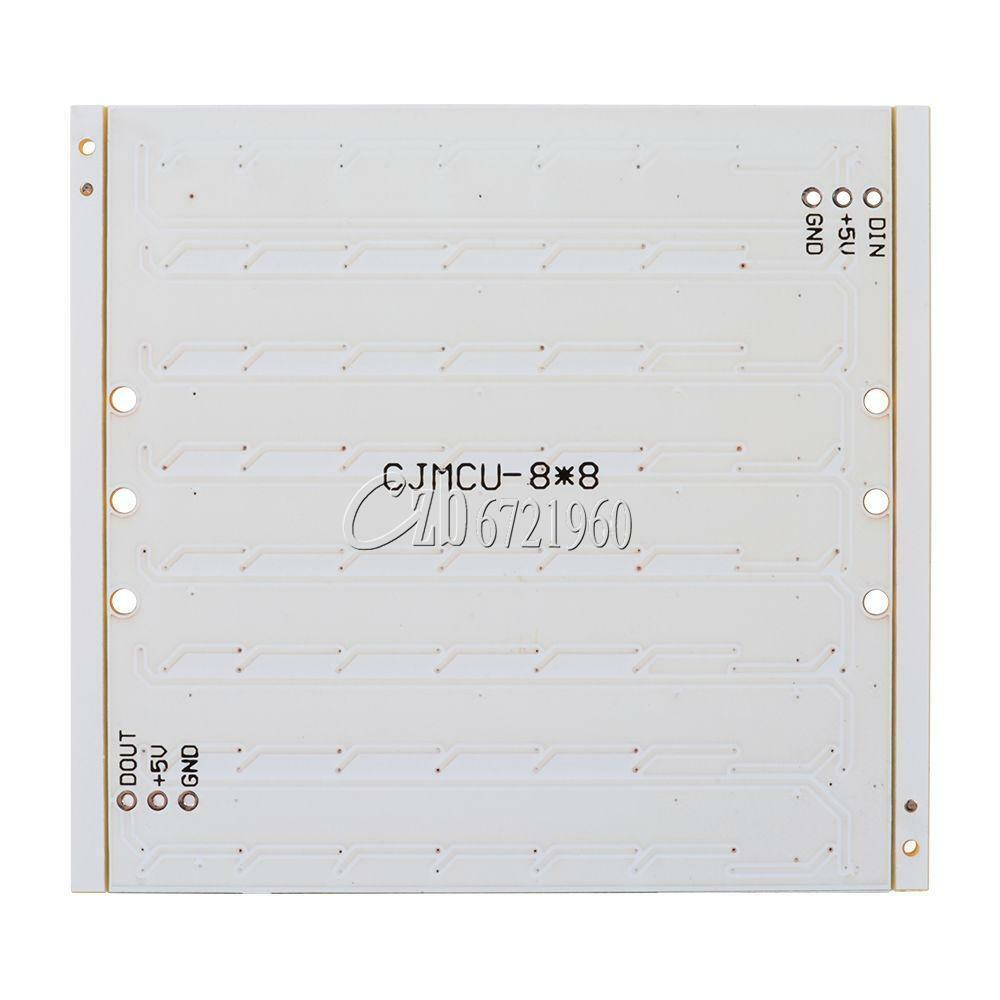 8x8 64-Bit Full Color WS2812B 5050 RGB LED Lamp Panel Light for Arduino OS857