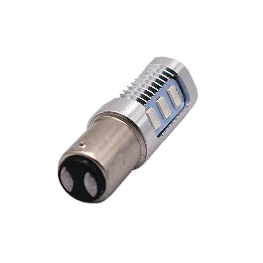 2pcs 1157 Red LED Flashing Strobe Blinking Brake High Power Tail Light 17*50mm