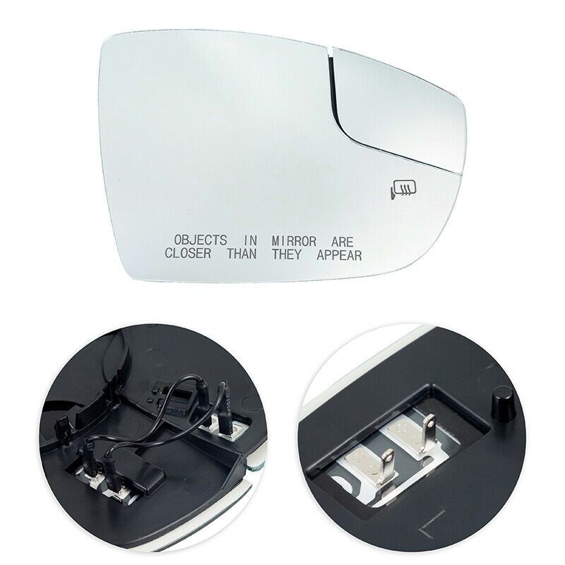 Exterior Right Passenger Side View Mirror Glass Heated For Ford Focus 2012-2018