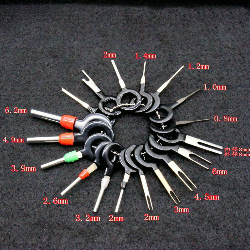 18Pcs/set Terminal Removal Tool Car Plug Circuit Wire Extractor Pin Connector HN
