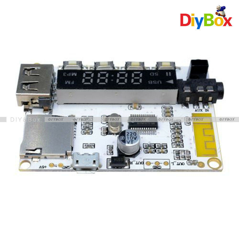 Bluetooth MP3 Sound Decoder Infrared Remote Control Board Car FM TF MicroSD Card