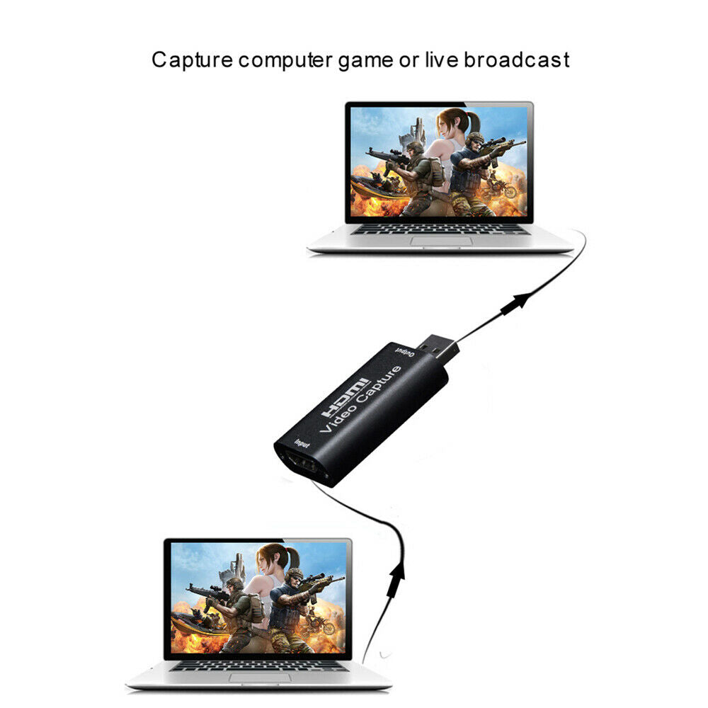 For HDMI Video Capture Card USB 2.0/1080p HD Recorder Video Live Streaming Game