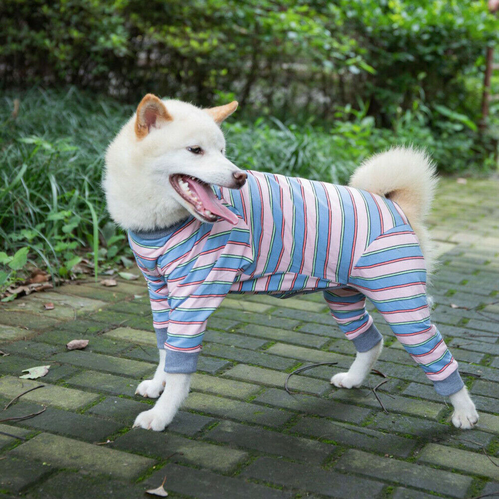Dog Suit/Bodysuit/Jumpsuit/Long Sleeve 4 Legs Pajamas for Medium Large Dogs