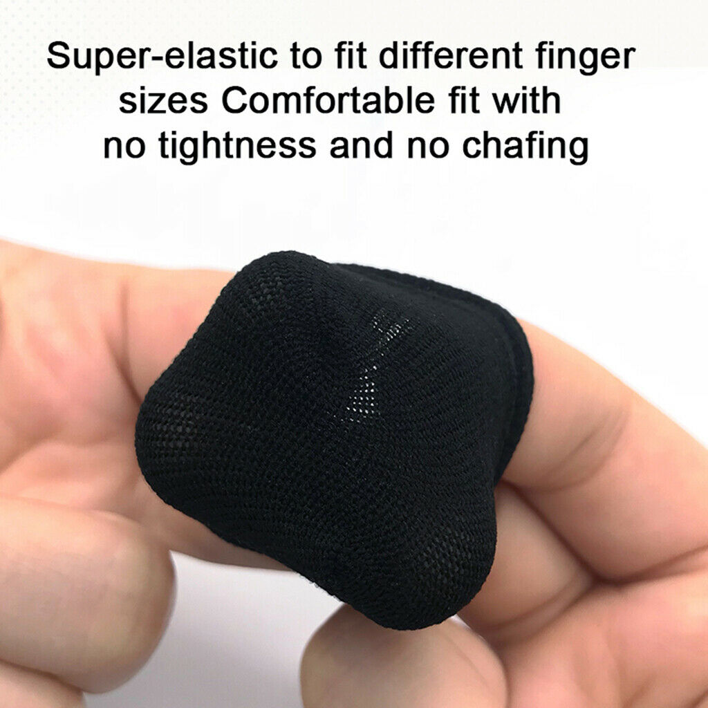 Screen Gaming Knitted Anti-skid Washable Game Finger Sleeve for Mobile Games