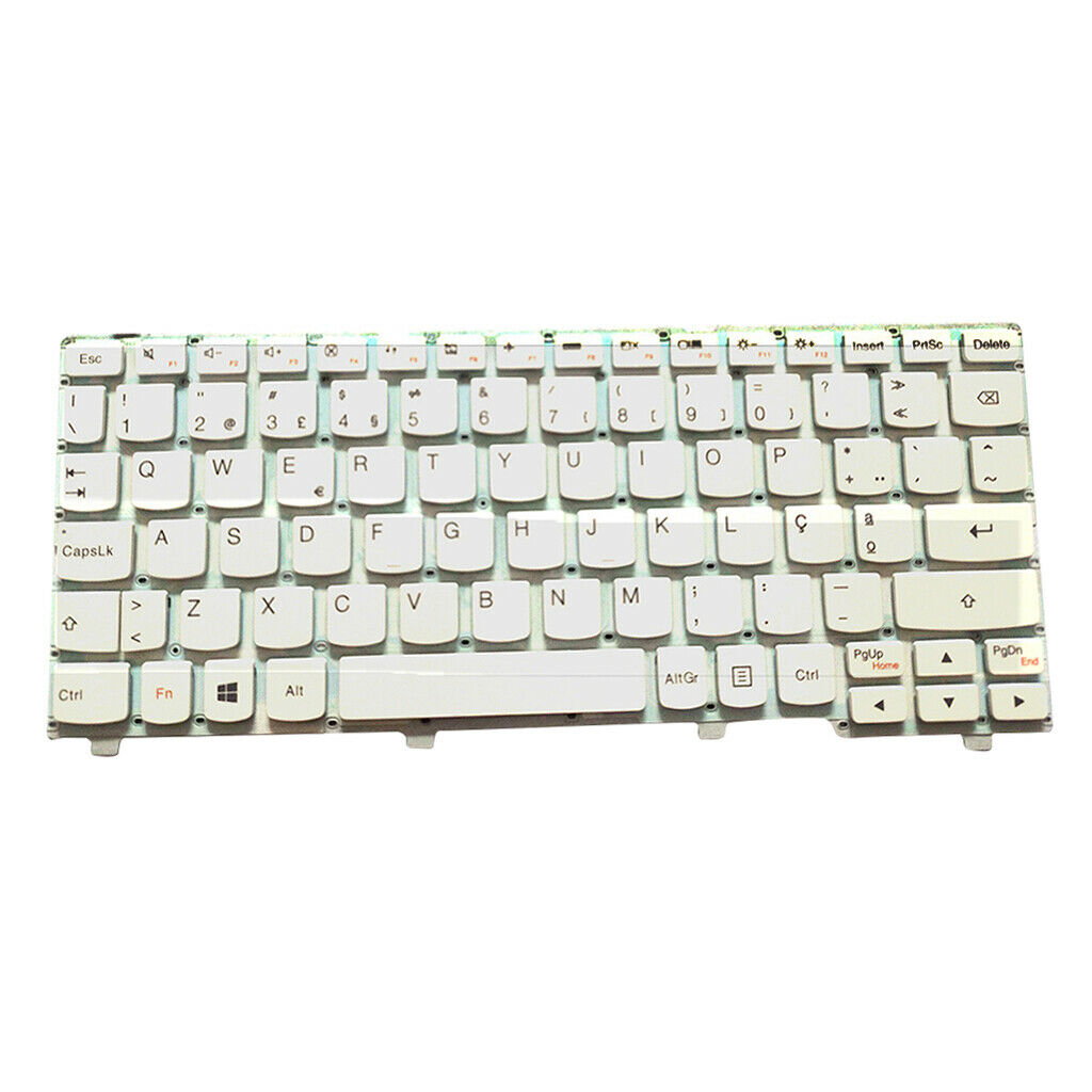 Laptop Portugal Portuguese Keyboard Fit for Lenovo Ideapad 100S-11IBY White