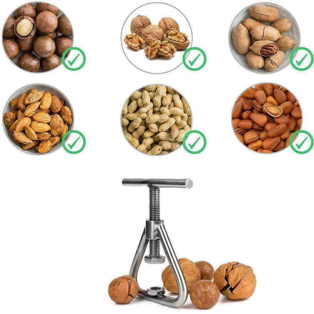 Nut Opener Nut Cracker Machine Nut Sheller Tool Macadamia Accessor Opening C9X6