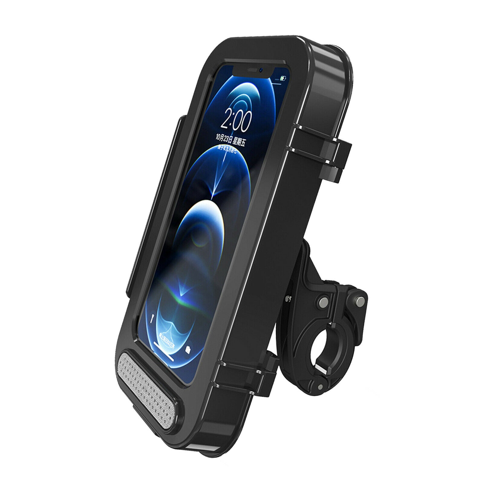 Waterproof Bicycle Motorcycle Handlebar Smart Phone Holder Case Shockproof