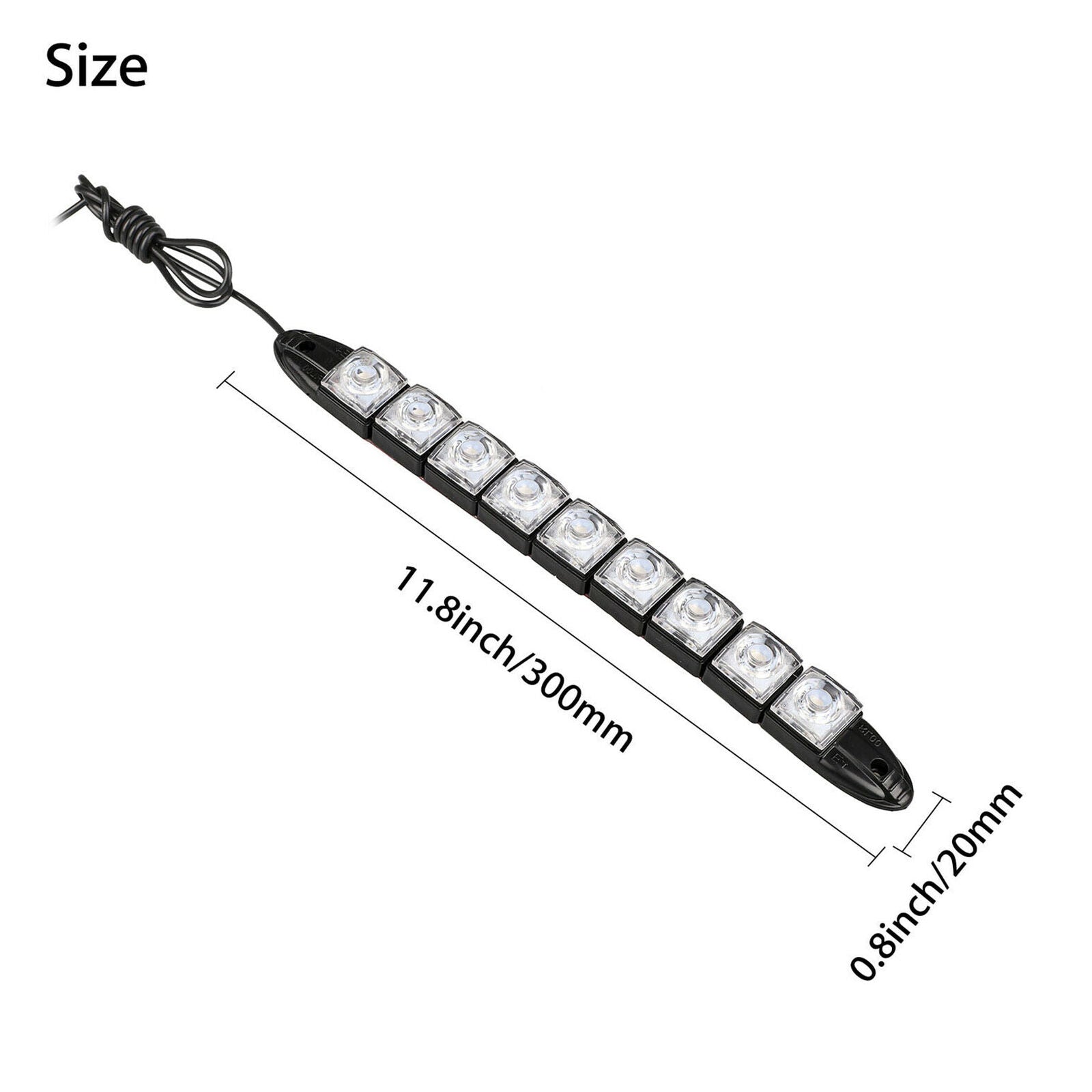 2 Pcs Red Green Navigation 9Led Marine Bow Boat Car 12V Yacht Pontoon Brigh C9J7