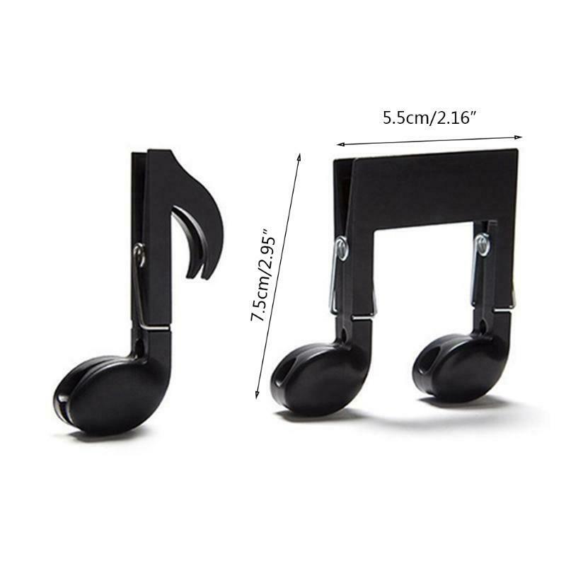Multipurpose Musical Notes Shape Clothespin Food Sealing Clips Durable Hanging