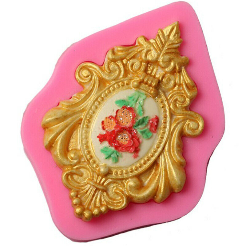 Mirror Fondant Cake Decorating Tools Frame Baking Moul.l8