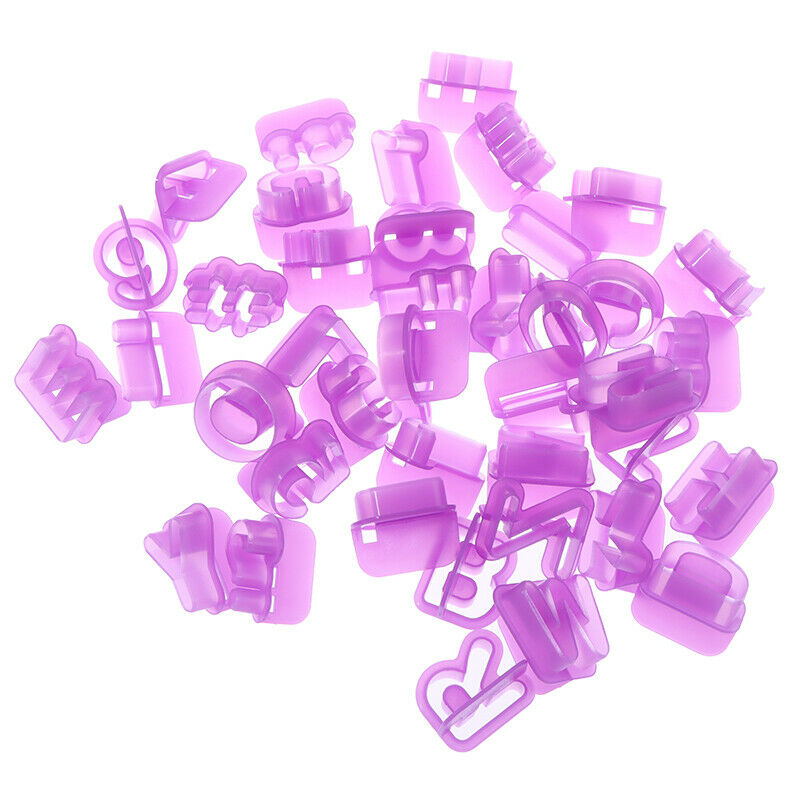 40PCs Digital Alphabet Letter Number Fondant Cake Biscuit Baking Mould Co.l8