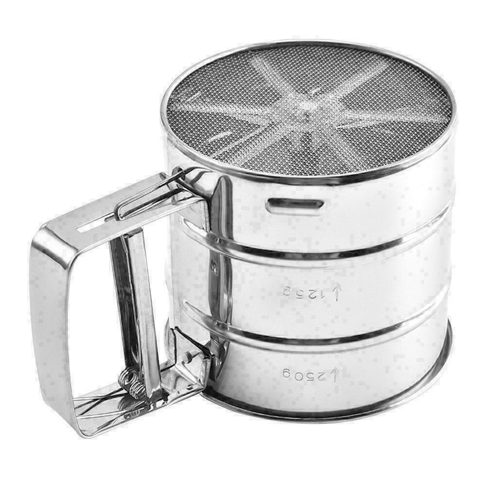 Steel Semi - Automatic Hand - Held Flour Sieve Powder T6C8 D4P5 I9E7