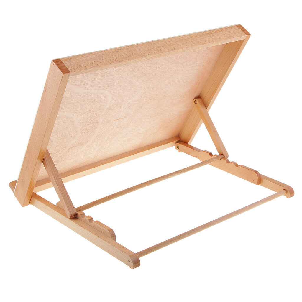 Adjustable Wooden Desk Easel Drafting Drawing Board Table  Arts Supply