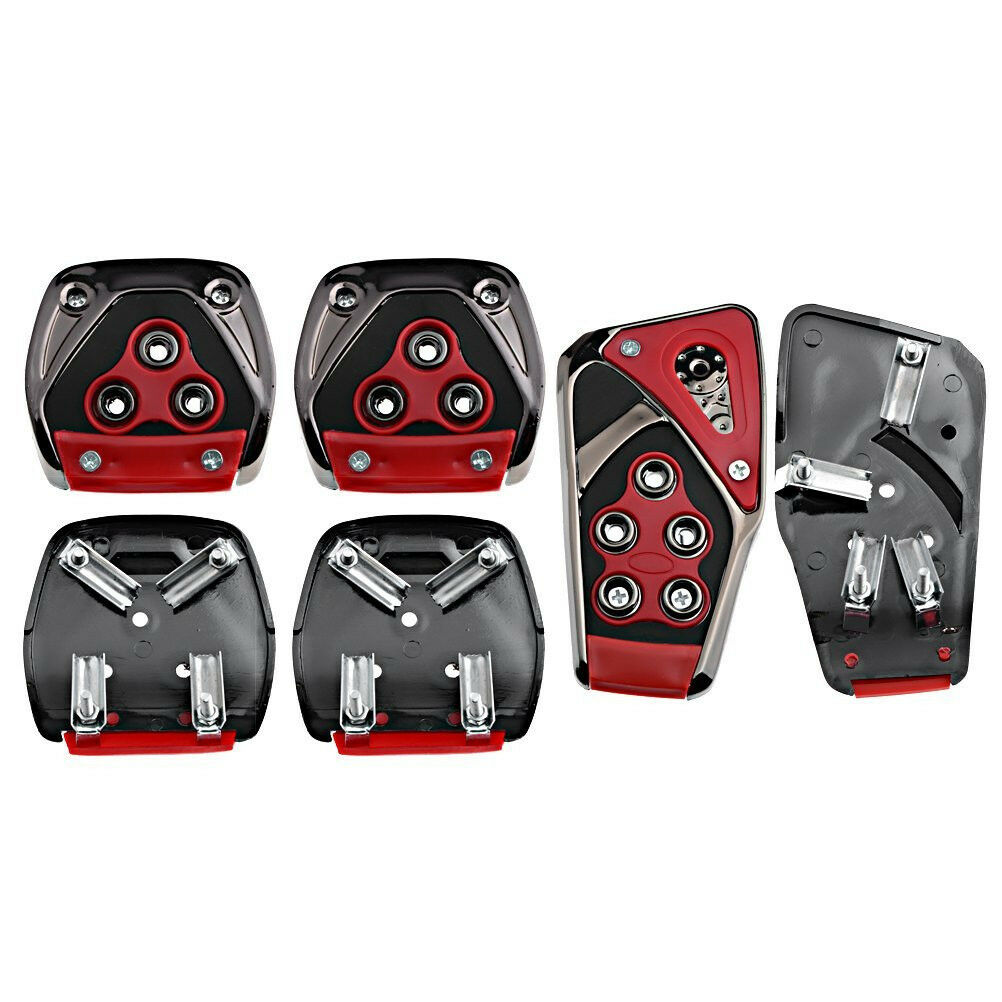 3Pcs Non-Slip Manual Car SUV Gas Clutch Brake Accelerator Foot Pedal Treadle Pad