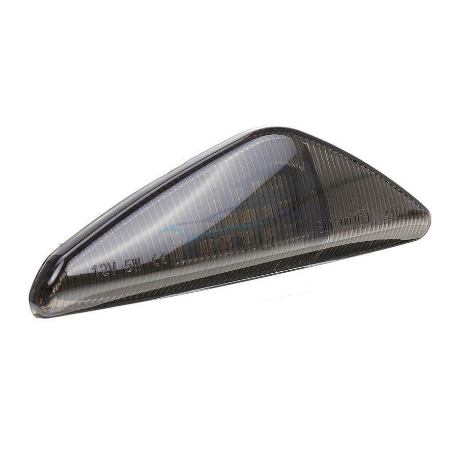 2PCS LED Amber Smoked Side Sign Light For BMW X5 X6 X3 E70 E71 E72 F25 2007-2013