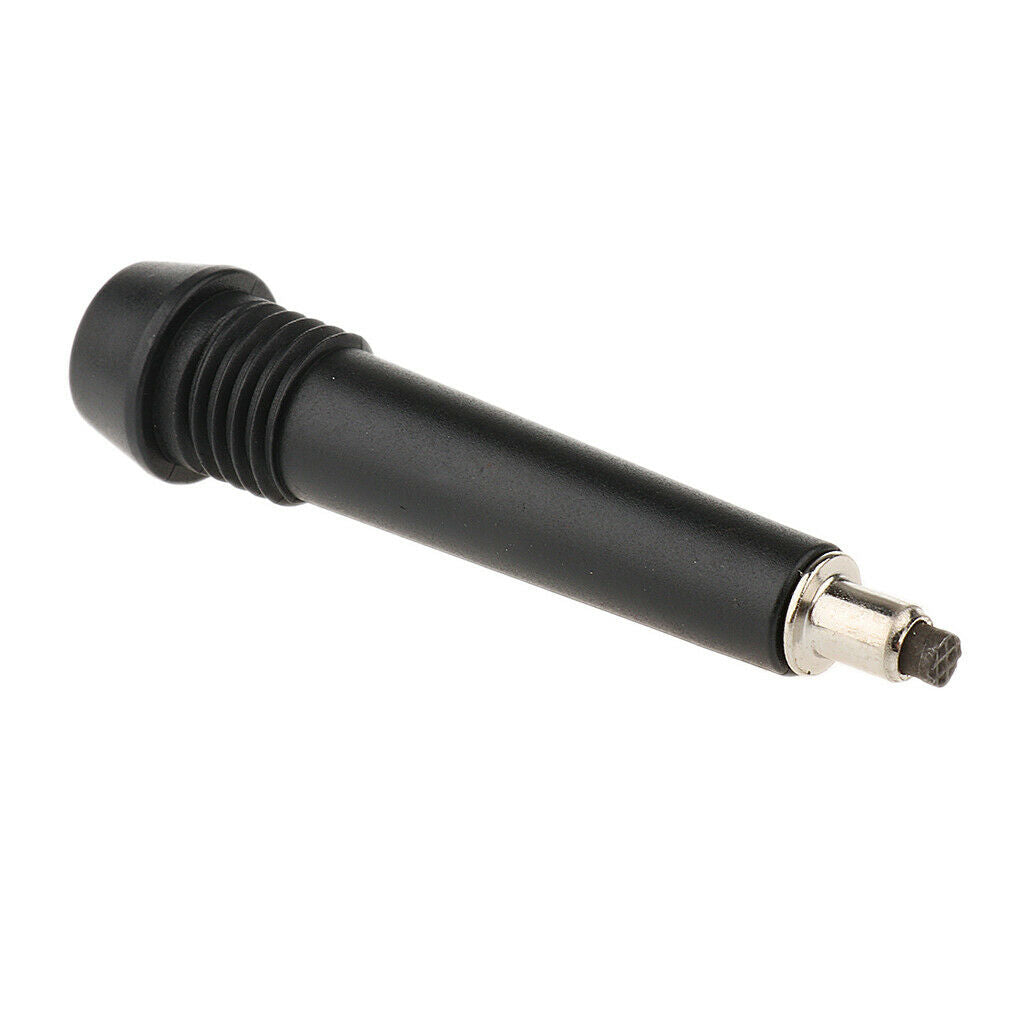 Flex Long Replacement Rod Tip for Alpenstock Trekking Pole Stick 8cm Black Color