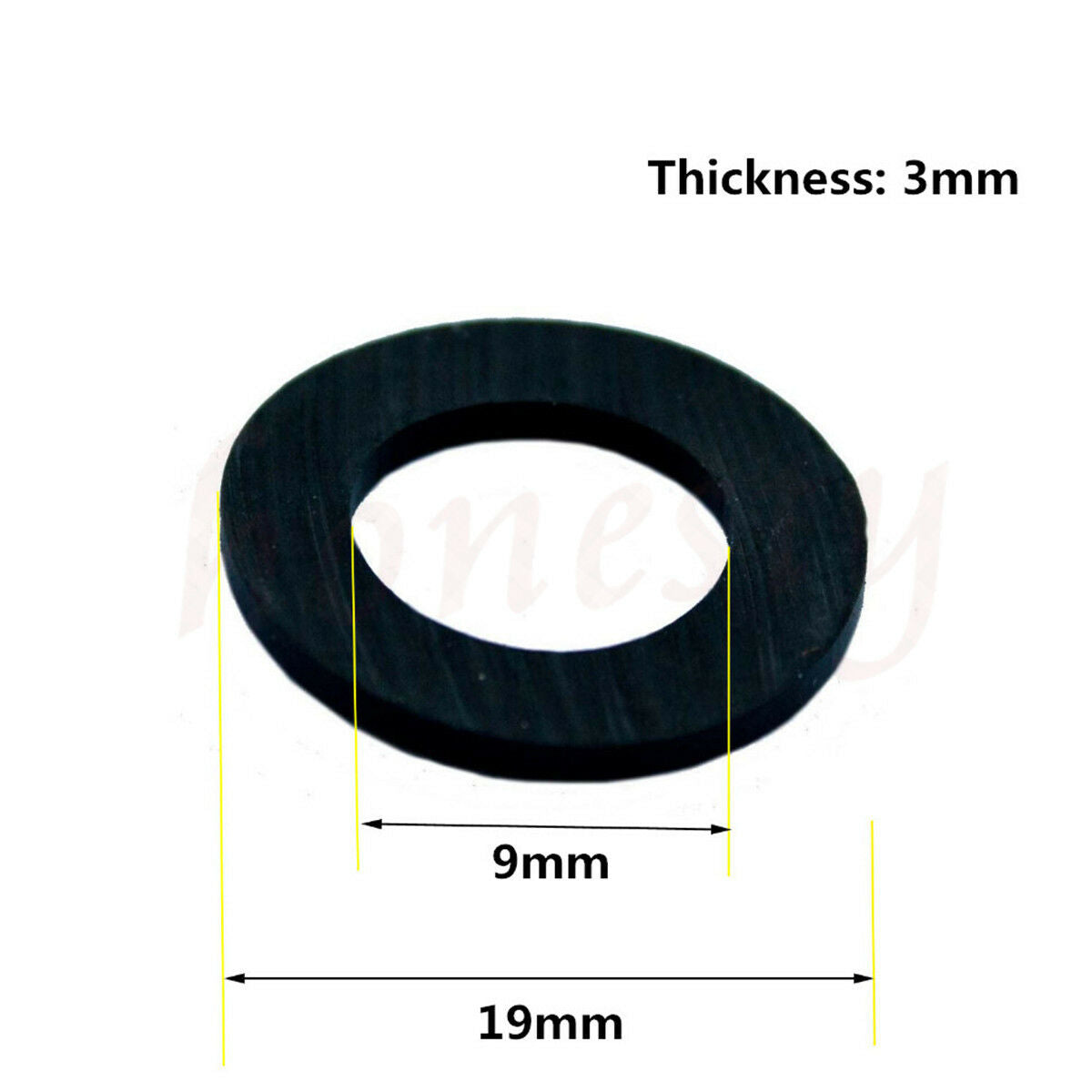 100pcs Hose Pipe Tube 1/2" Connector Washer Bath Shower Head Inlet Seal Ring