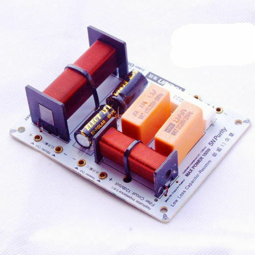 2pcs Multi Speaker 2 Unit Audio Frequency Divider 2 Way Crossover Filters OK2801