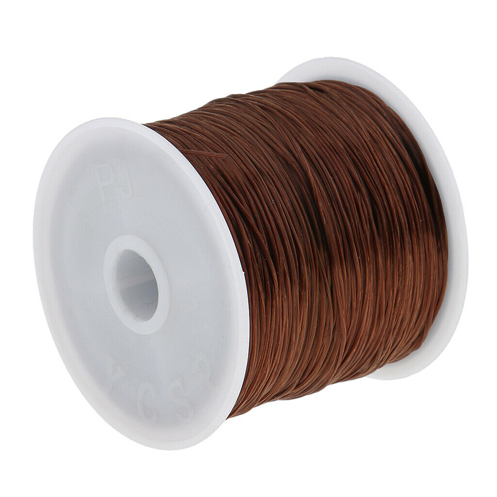 Pack of 2 Wig Weaving Thread Bracelet Necklace Sewing String Black+Brown