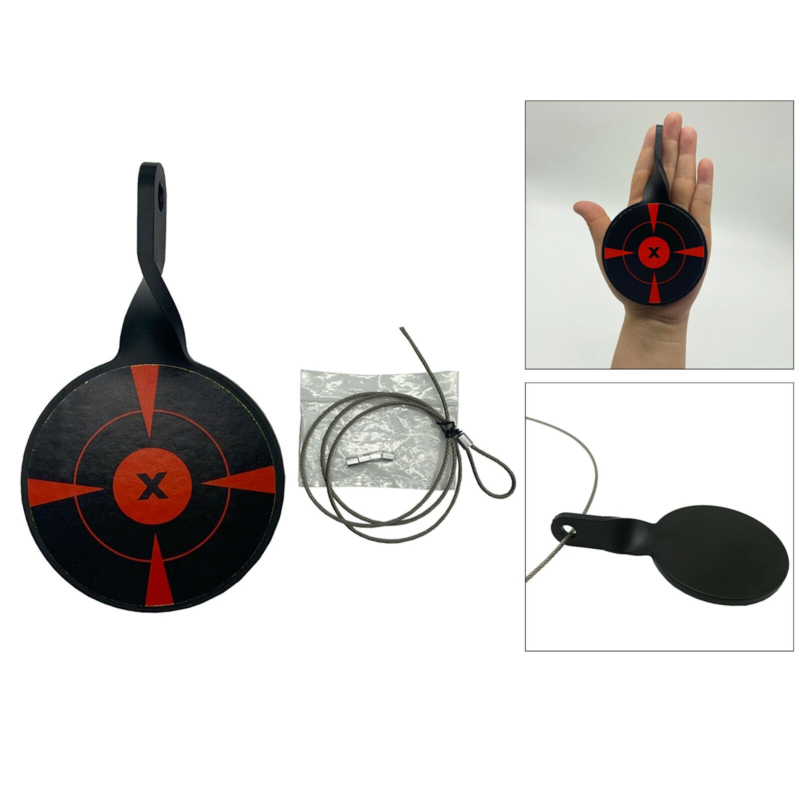 Spinner Target Round Dia. 8cm Air Gun Resetting Targets Shooting Accessories