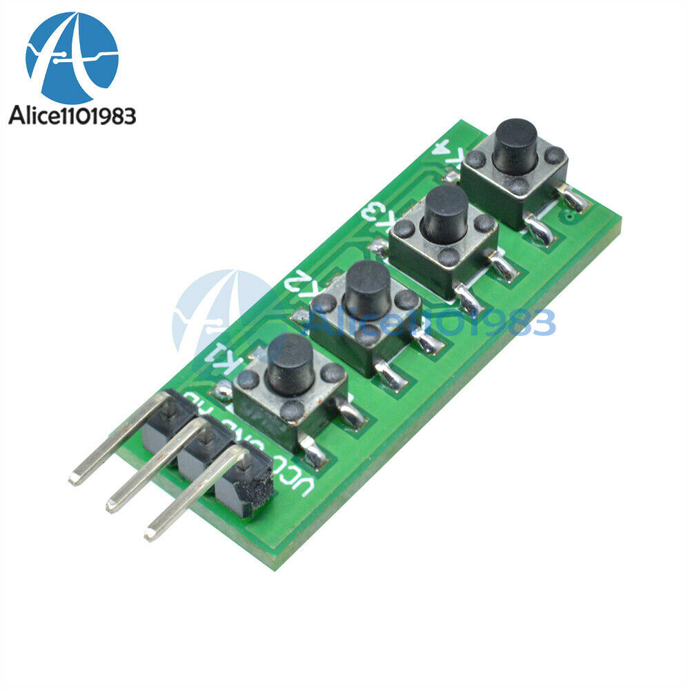 10PCS 4 Buttons KC11B04 Keypad Module Switch Keyboard For Arduino Uno Mega2560