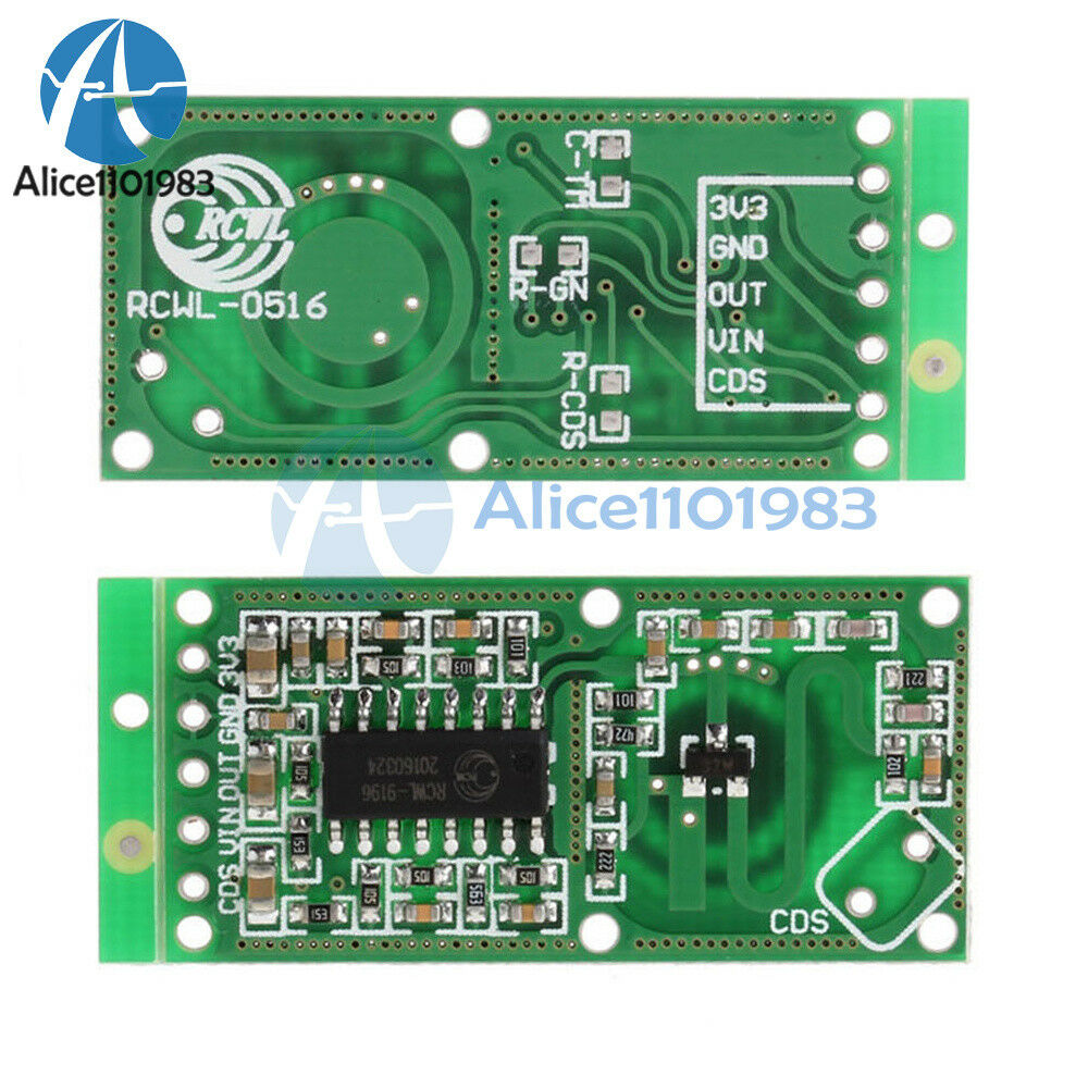 2PCS RCWL-0516 Microwave Radar Sensor Module Human Body Induction Switch Module