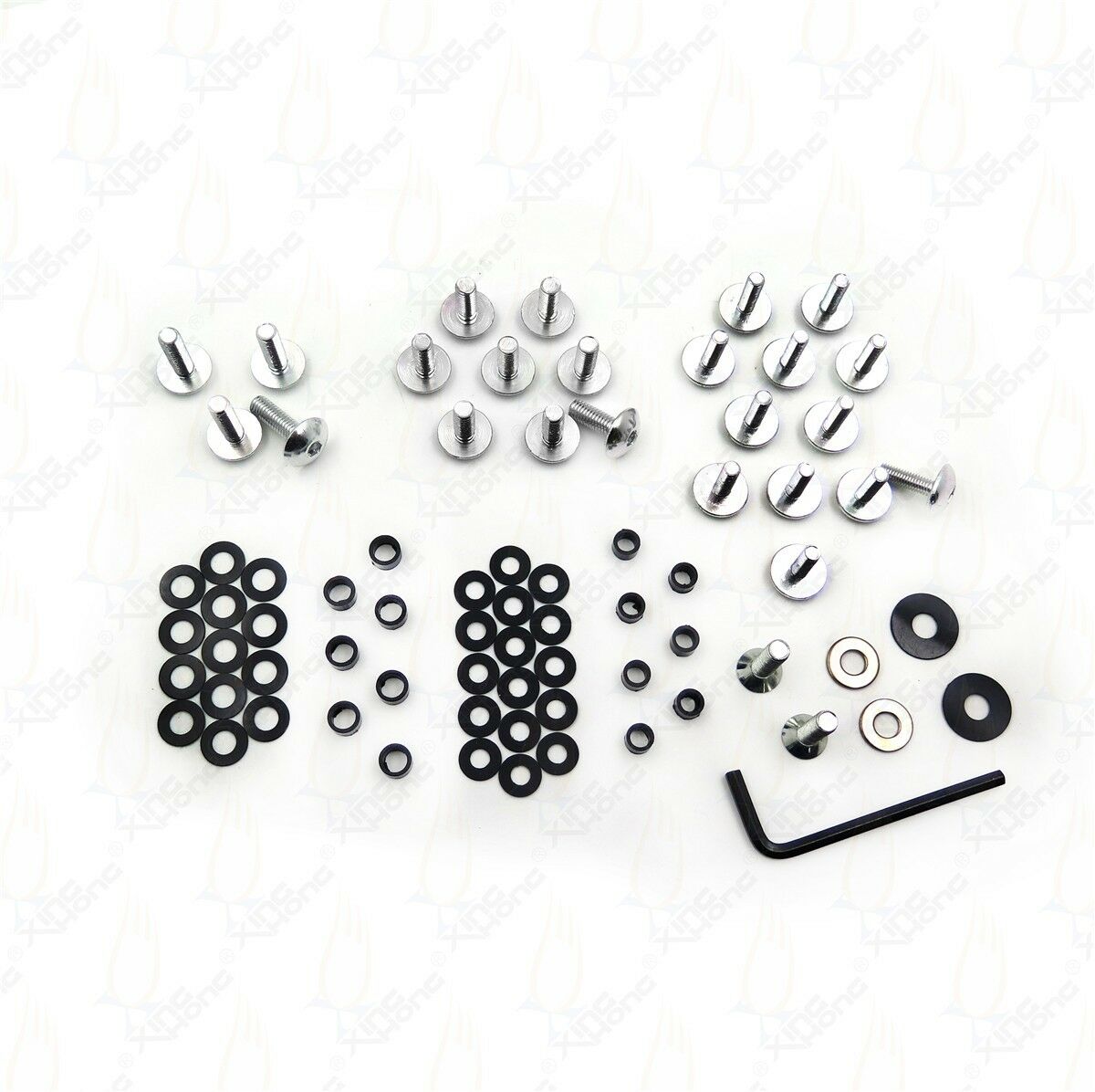 Complete Spike Stainless Steel Fairing Bolt For 03-04 SUZUKI GSXR1000 GSX-R 1000