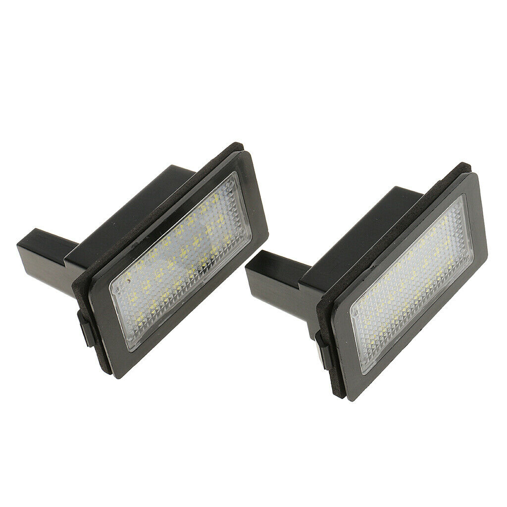 2PCS White 24-LED License Plate Light For BMW E38   728 730 740 750